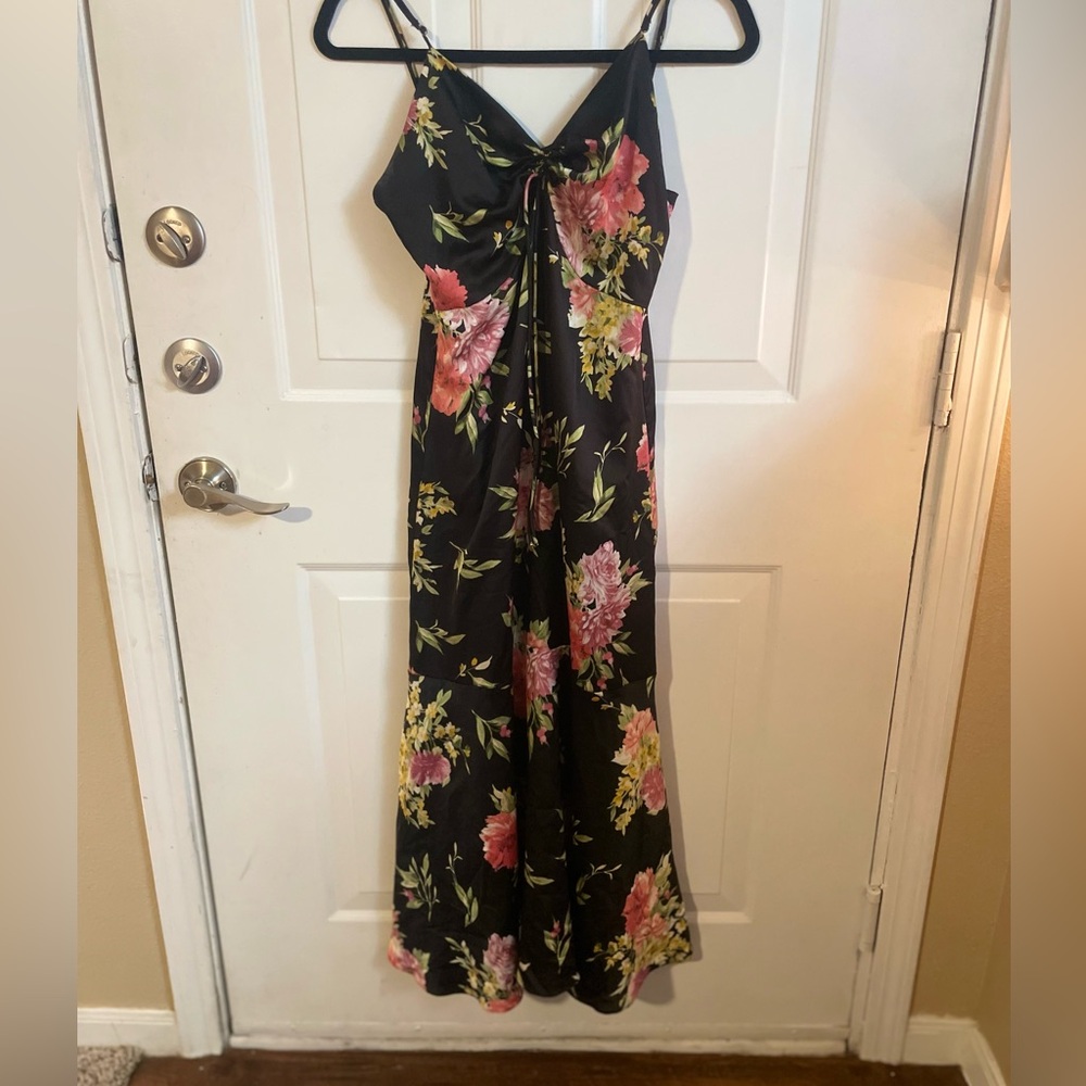 Long floral dress